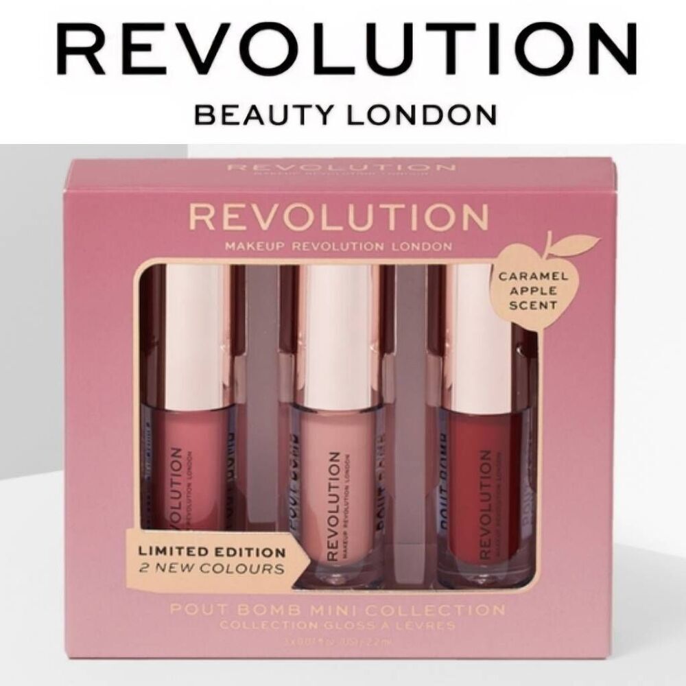 Revolution Beauty Pout Bomb Mini Gloss Collection‎